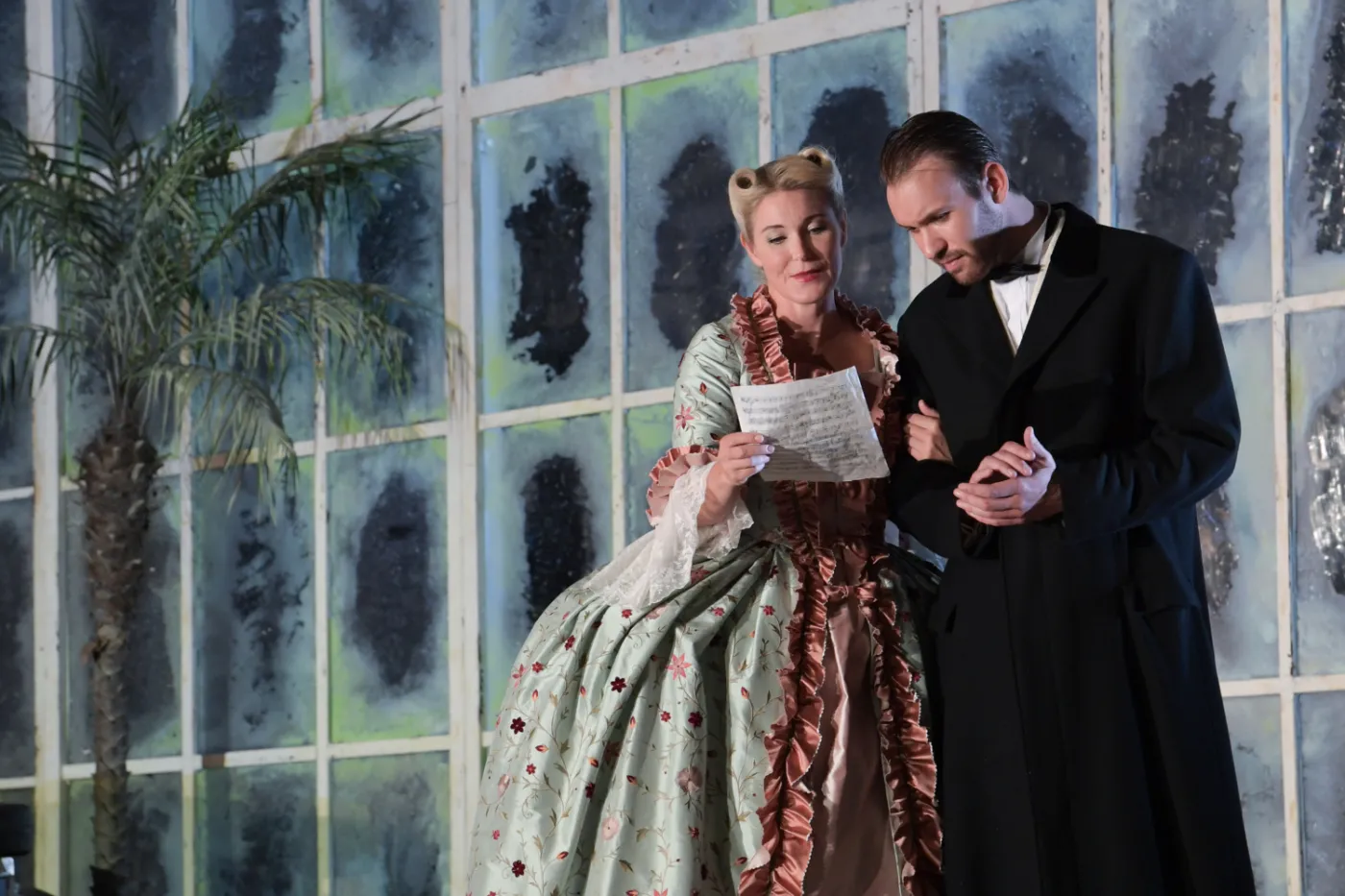 Hero Bild Jarrett Porter an der Seite von Maria Bengtsson in &raquo;Capriccio&laquo;. &copy; Barbara Aum&uuml;ller